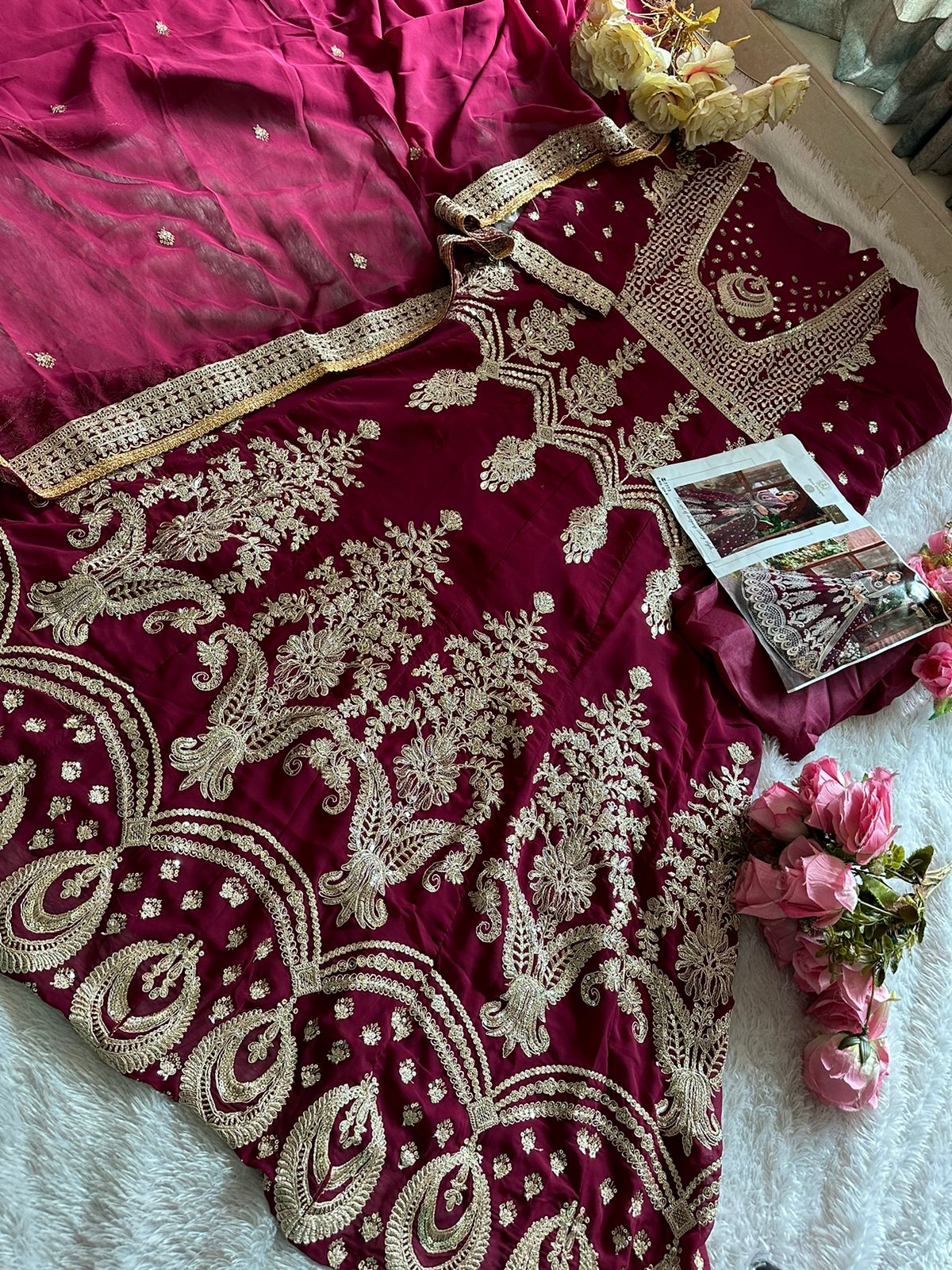 Ziaaz 7773 Designer Festive Wear Pakistani Suit D.No.424-B