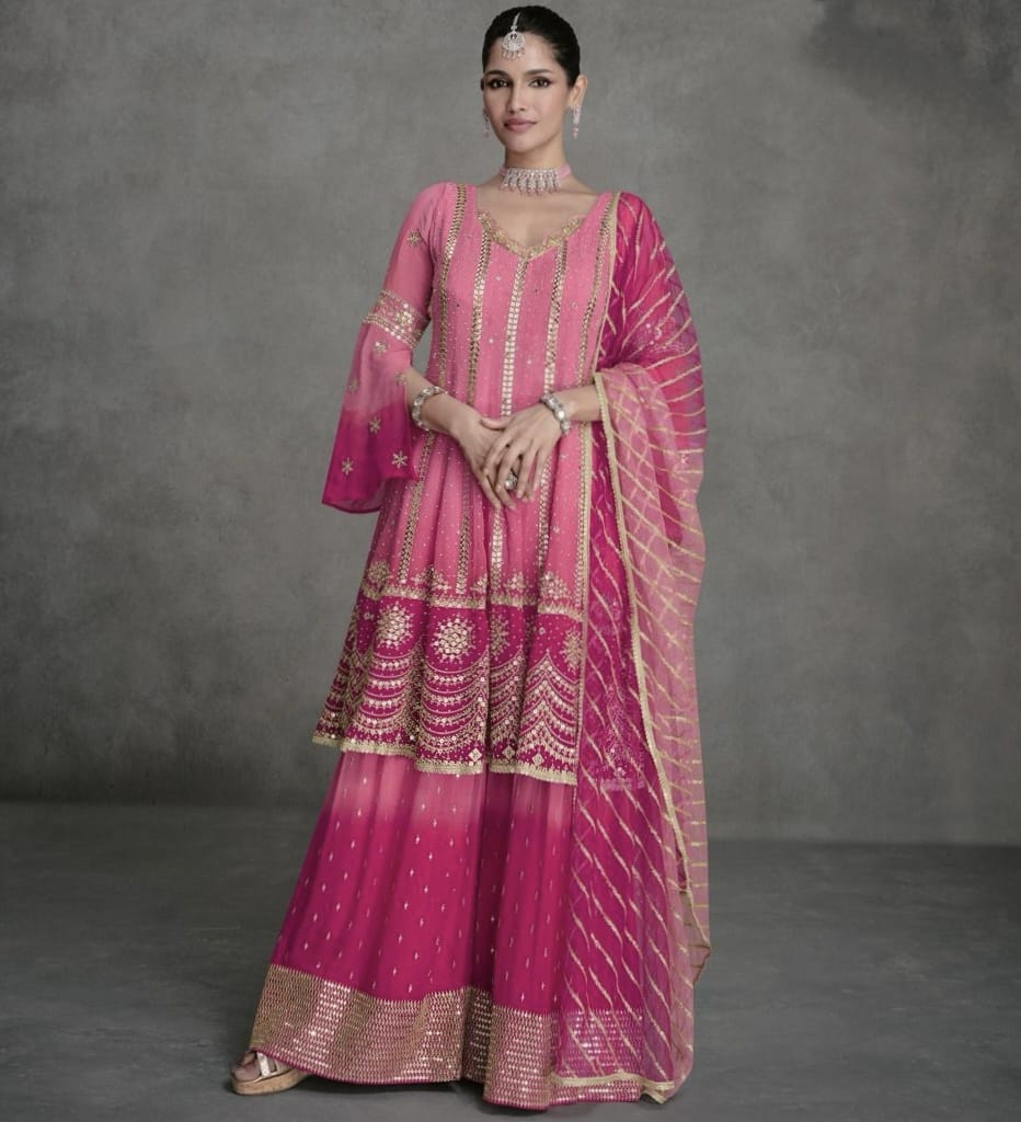 Designer Wedding Wear Latest Anarkali Style Salwar Suit