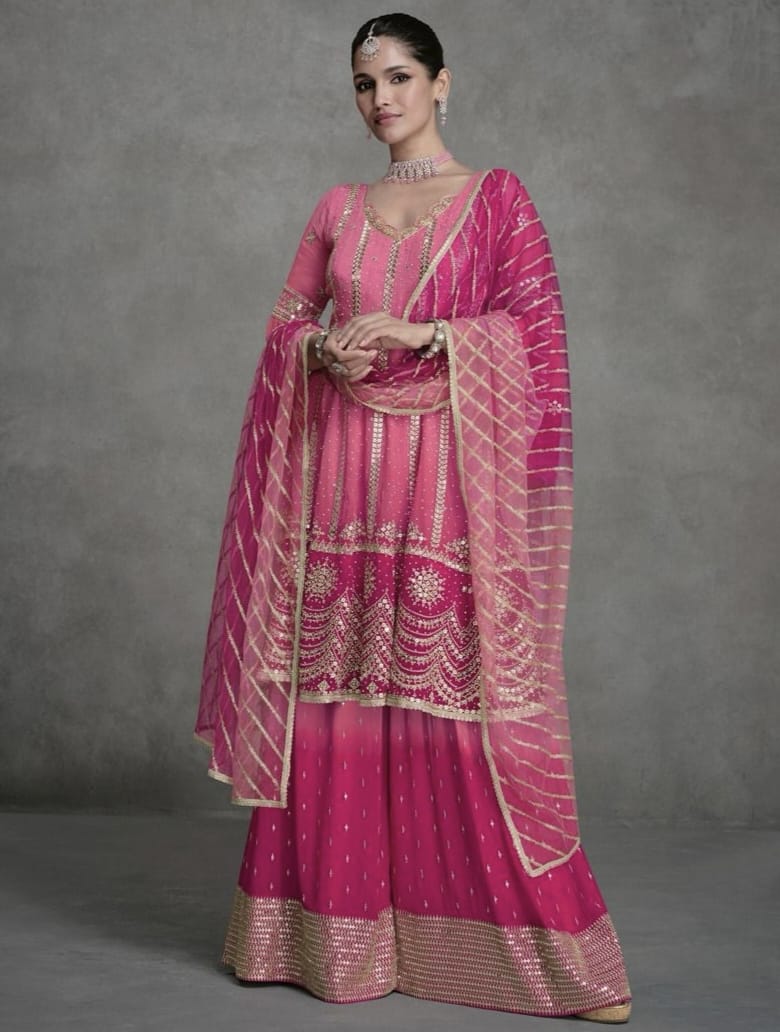 Designer Wedding Wear Latest Anarkali Style Salwar Suit