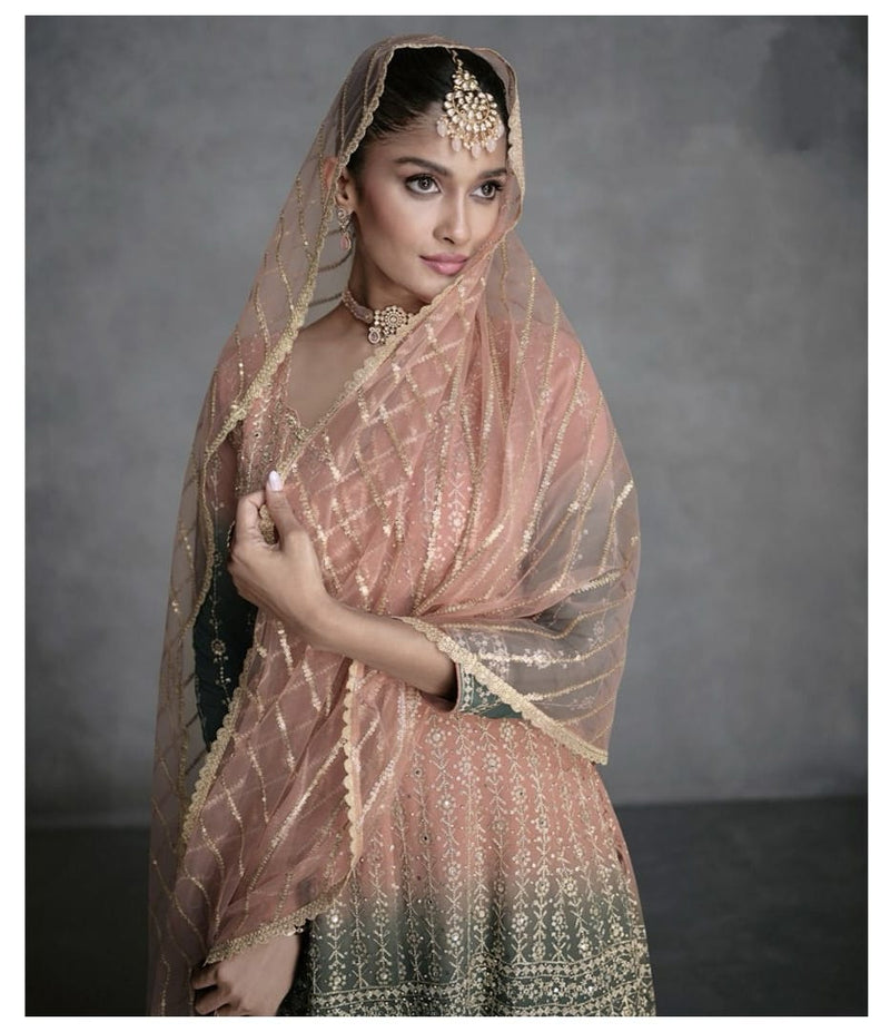 Designer Wedding Wear Latest Anarkali Style Salwar Suit