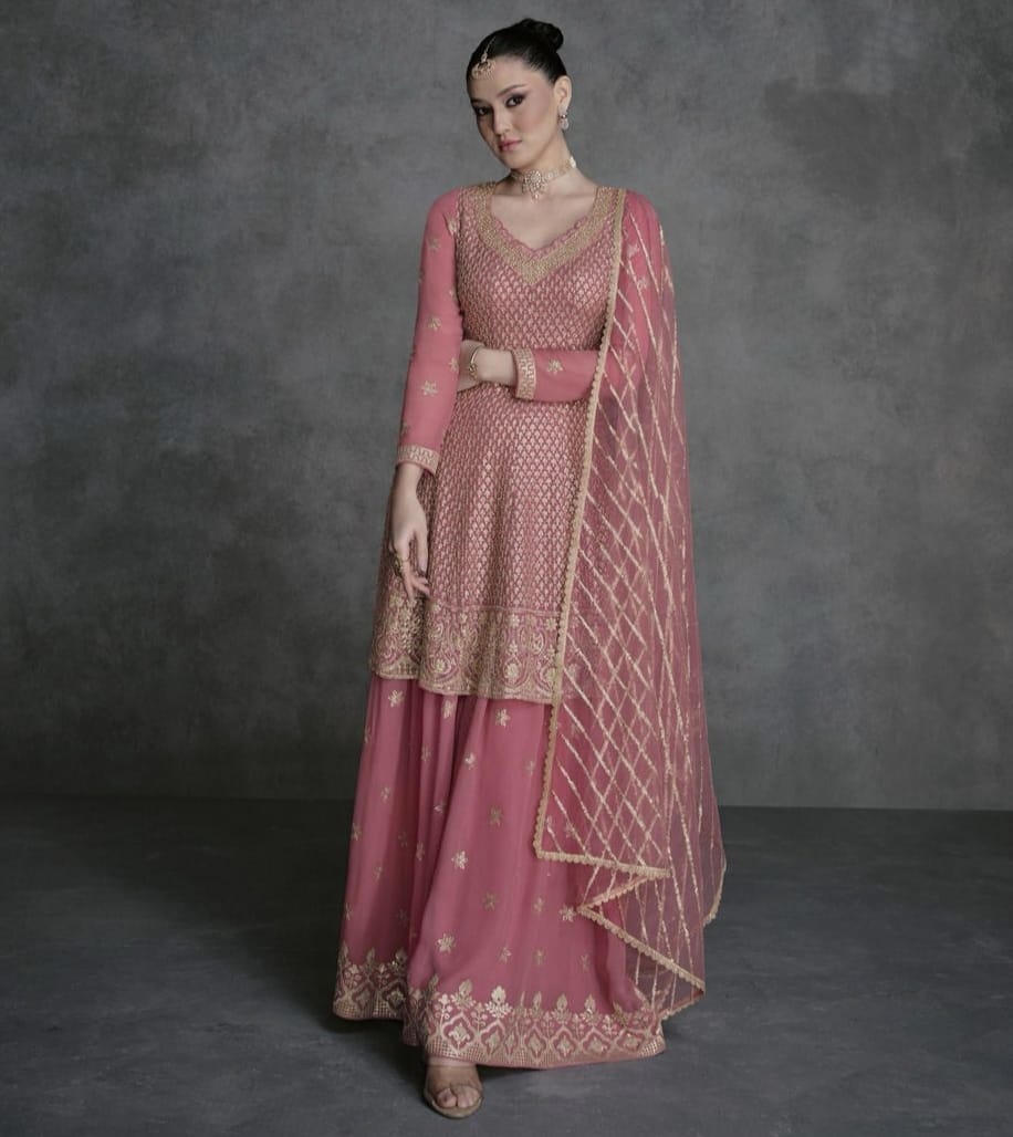 Designer Wedding Wear Latest Anarkali Style Salwar Suit