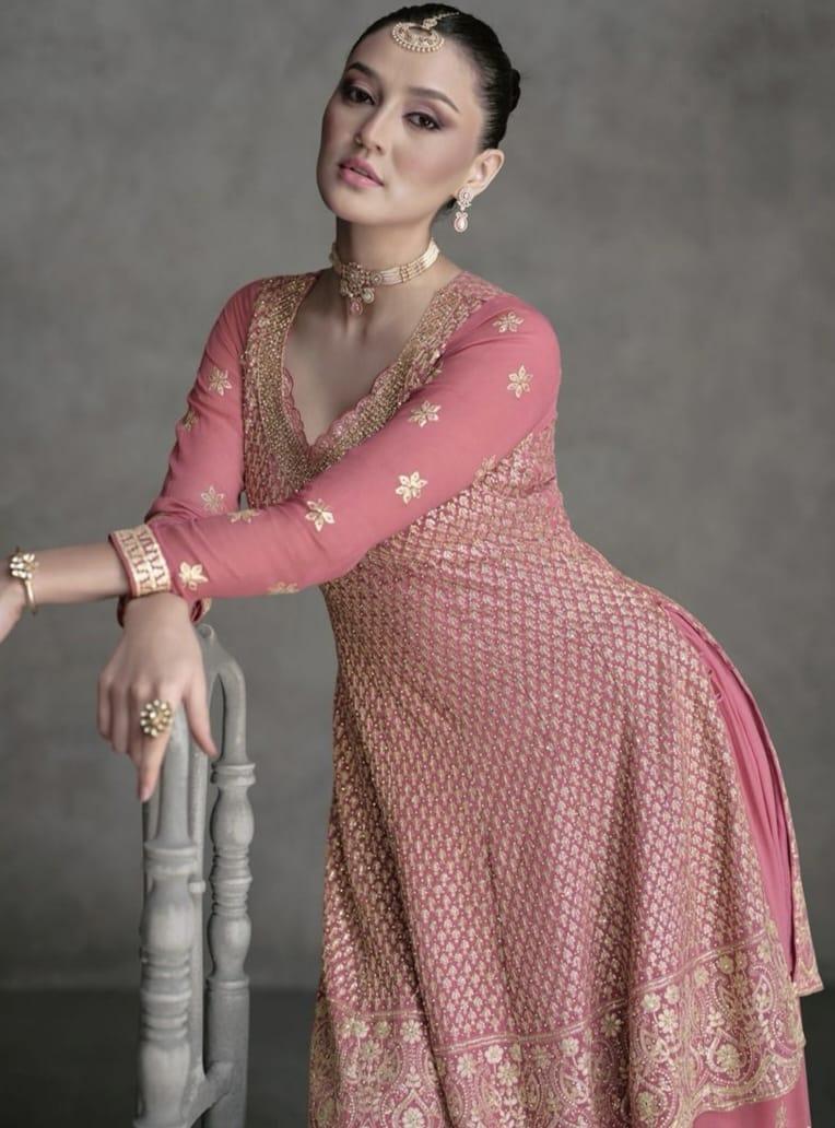 Designer Wedding Wear Latest Anarkali Style Salwar Suit