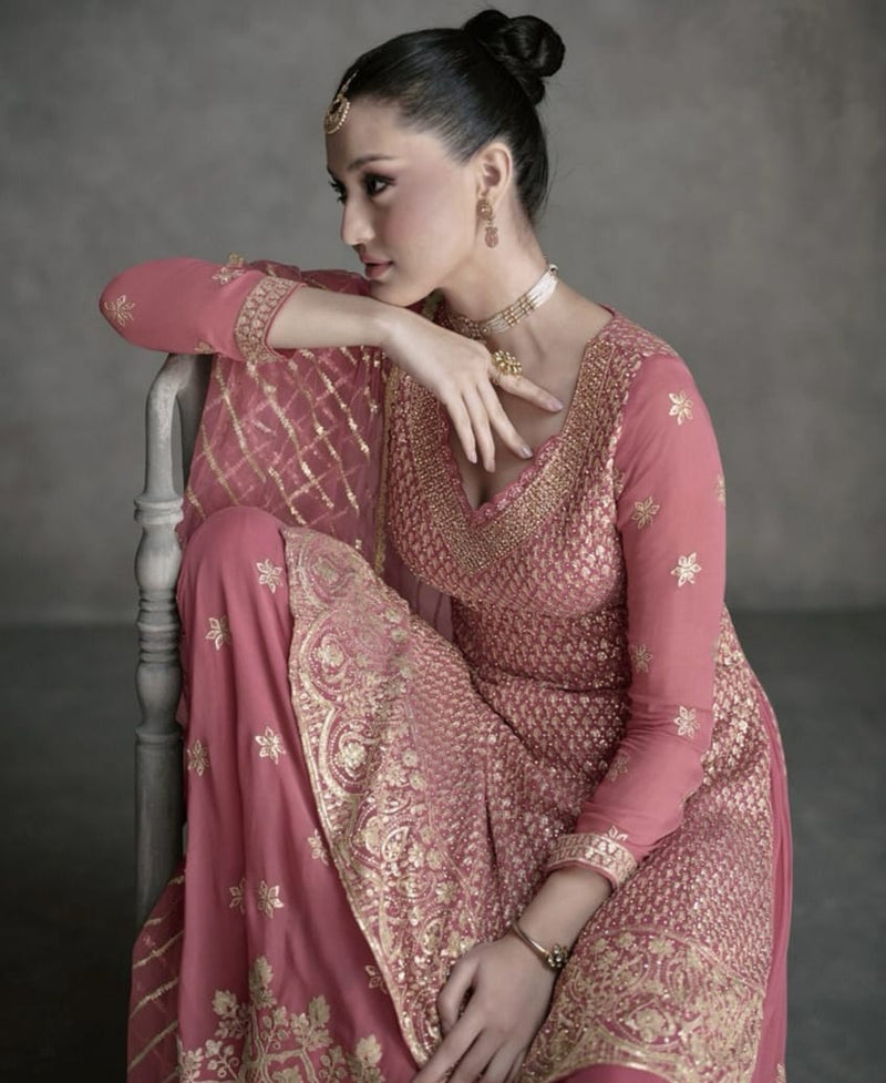 Designer Wedding Wear Latest Anarkali Style Salwar Suit