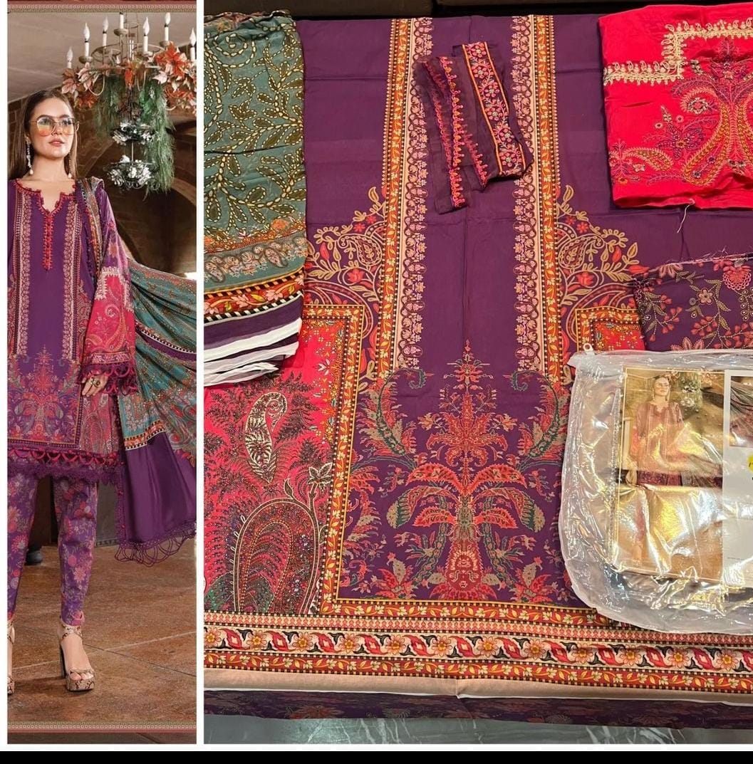 M Prints Spring Summer 23 Vol 2 Printed Lawn D.No.3065