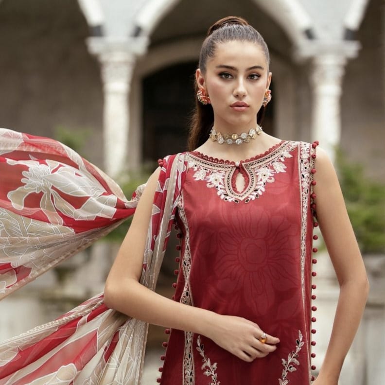 Shree Fab Riwayat Nx Vol 2 Luxury Lawn D.No.3392