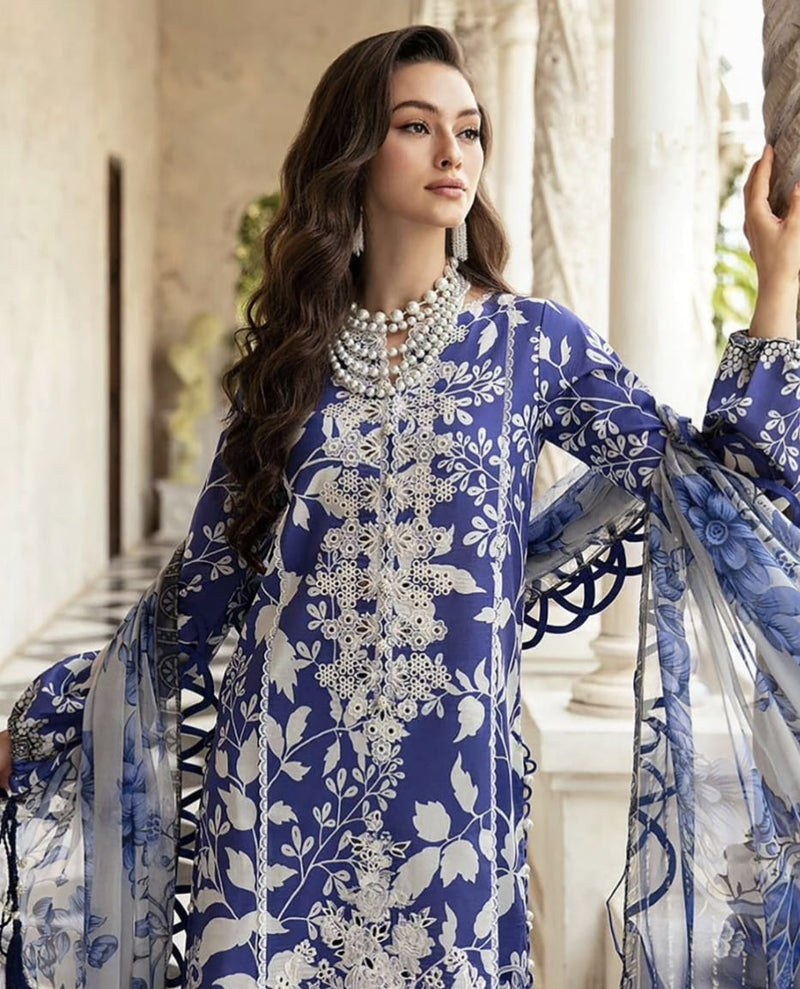 Shree Fab Riwayat Nx Vol 2 Luxury Lawn D.No.3395