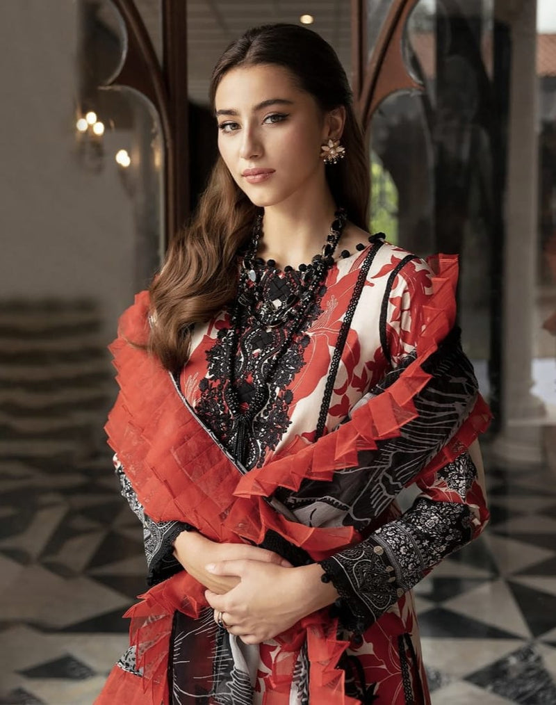 Shree Fab Riwayat Nx Vol 2 Luxury Lawn D.No.3394