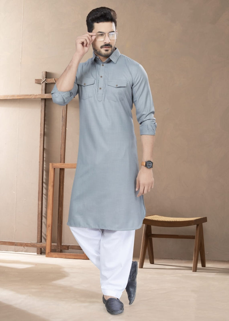 Pathani Vol 1 Cotton Pathani Kurta With Pajama