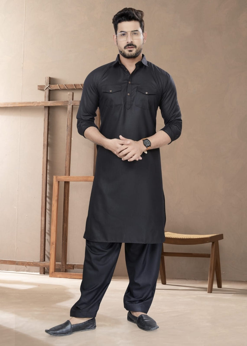 Pathani Vol 1 Cotton Pathani Kurta With Pajama