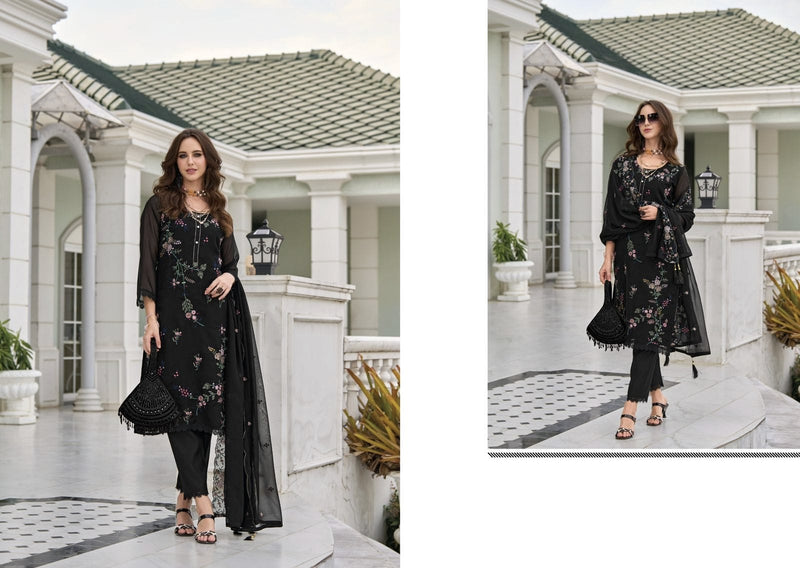 Designer Wedding Wear Latest Black Colour Salwar Suit