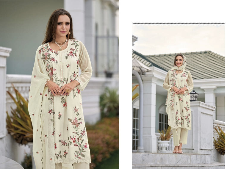 Designer Wedding Wear Latest White Colour Salwar Suit