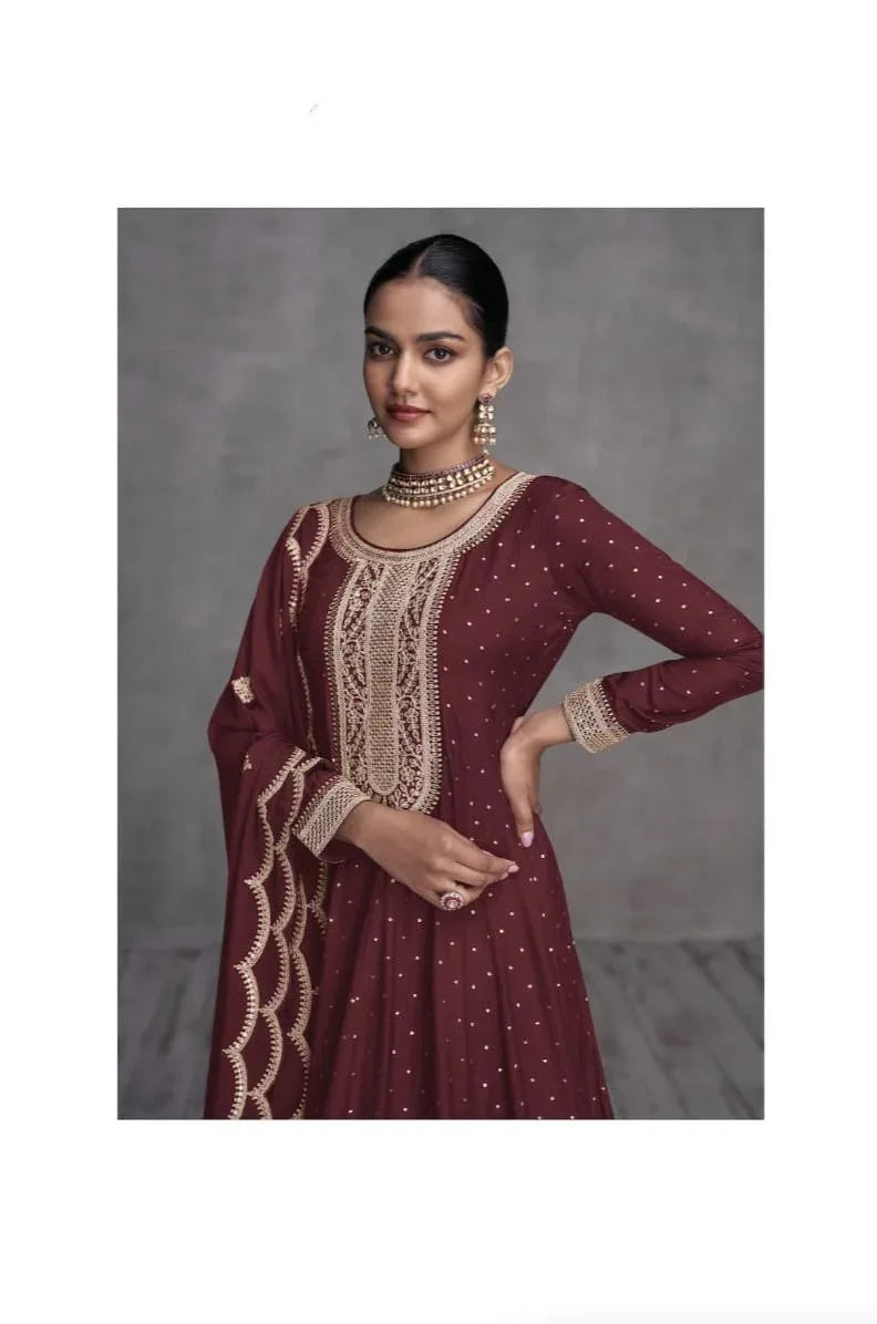 Designer Occasion Wear Anarkali Style Salwar Suit
