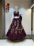 Traditional Gujarati Chaniya Choli with Camric Dupatta for Navratri