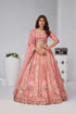 Pastel Pink Banarasi Silk Bridal Lehenga Banarasi Silk Lehenga Anant Tex Exports Pvt.Ltd..