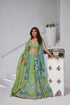 Sea Green Bridal Lehenga Double Dupatta with Heavy Zari Work Lehenga with double dupatta Anant Tex Exports Pvt.Ltd..