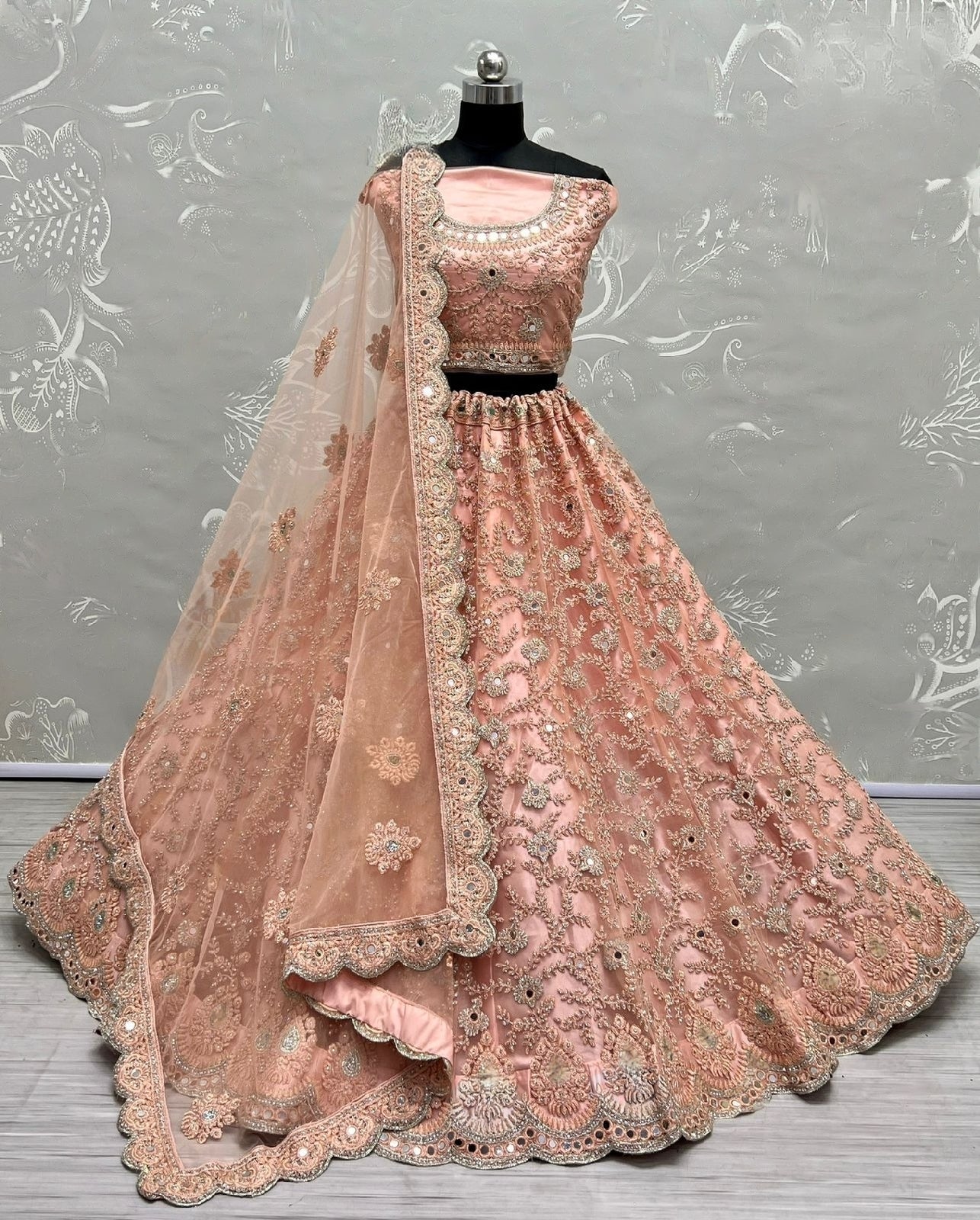 Heavy Bridal Designer Lehenga D.No 2423 Anant Tex Exports Private Limited