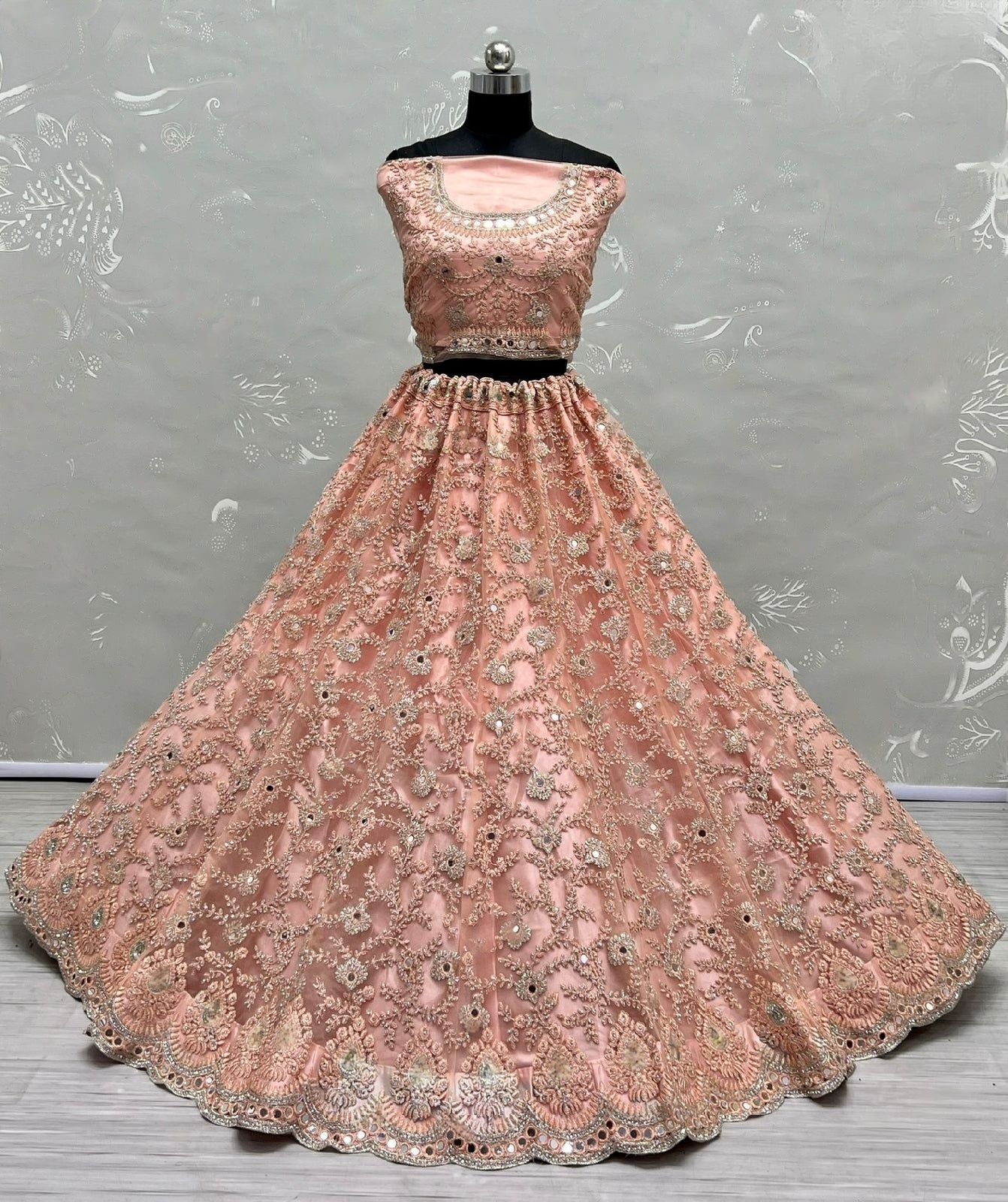 Heavy Bridal Designer Lehenga D.No 2423 Anant Tex Exports Private Limited