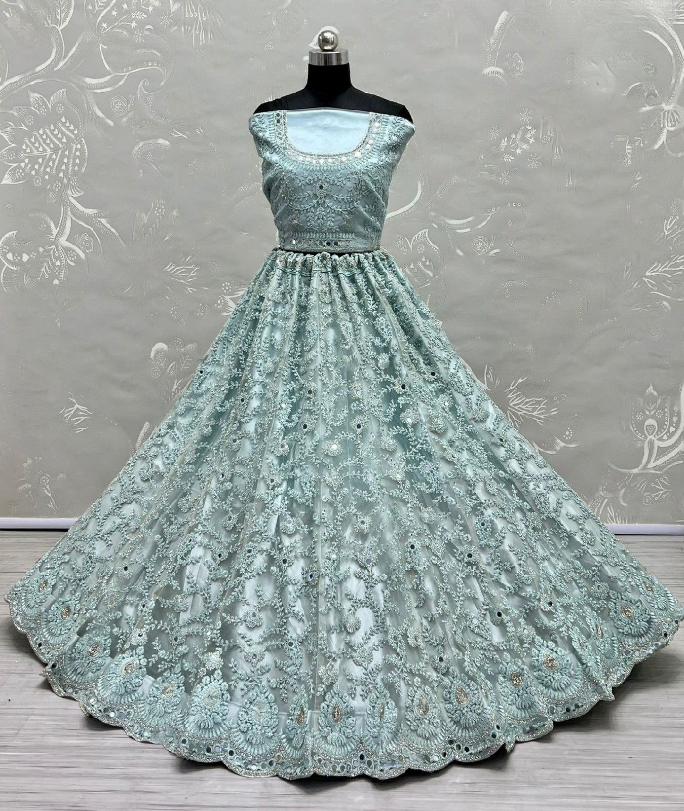 Heavy Bridal Designer Lehenga D.No 2423 Anant Tex Exports Private Limited