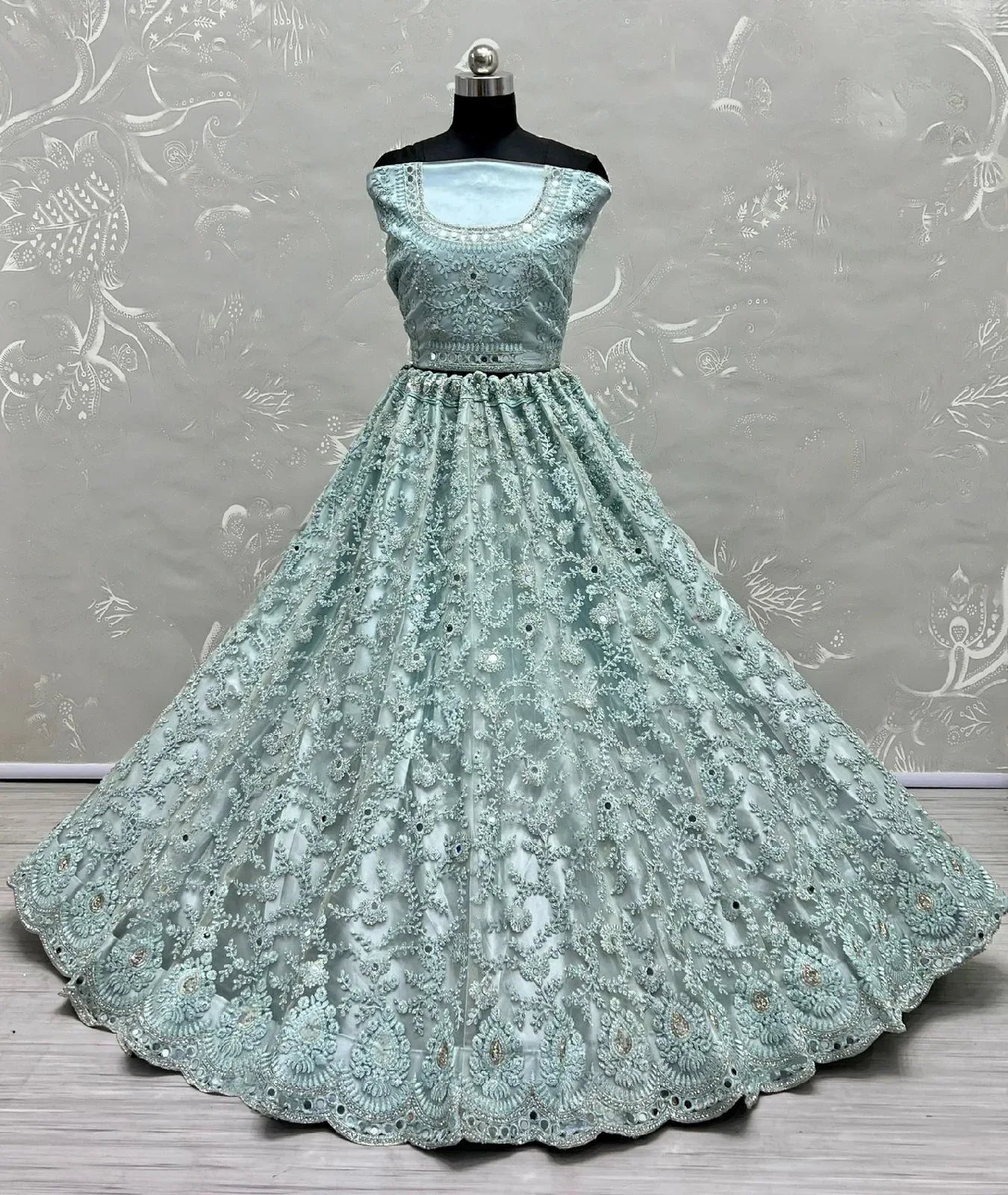 Heavy Bridal Designer Lehenga D.No 2423 Anant Tex Exports Private Limited