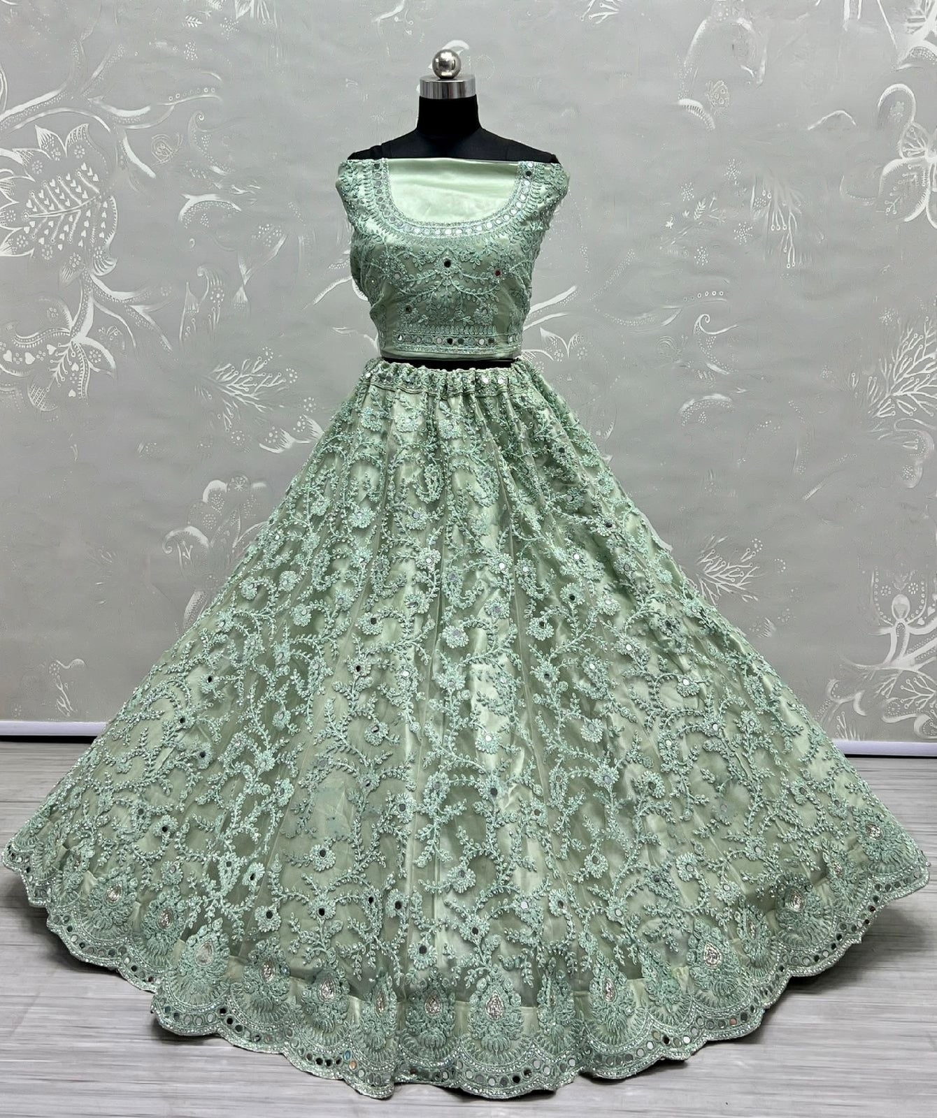 Heavy Bridal Designer Lehenga D.No 2423 Anant Tex Exports Private Limited