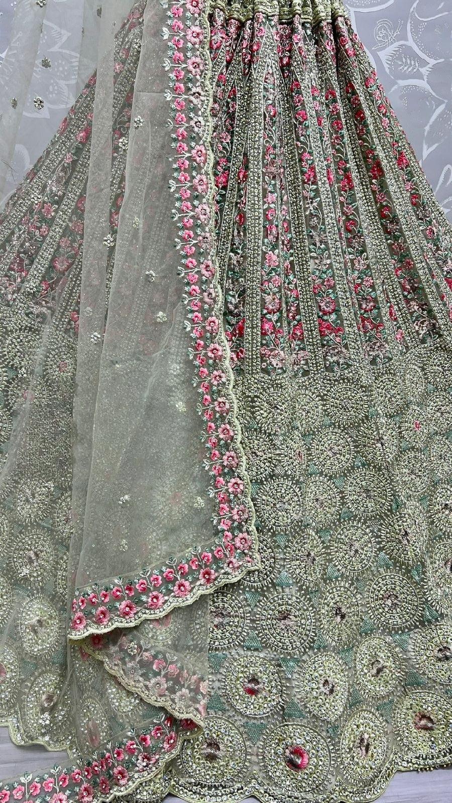 Bridal Designer Wear Lehenga D.No 2642 Anant Tex Exports Private Limited