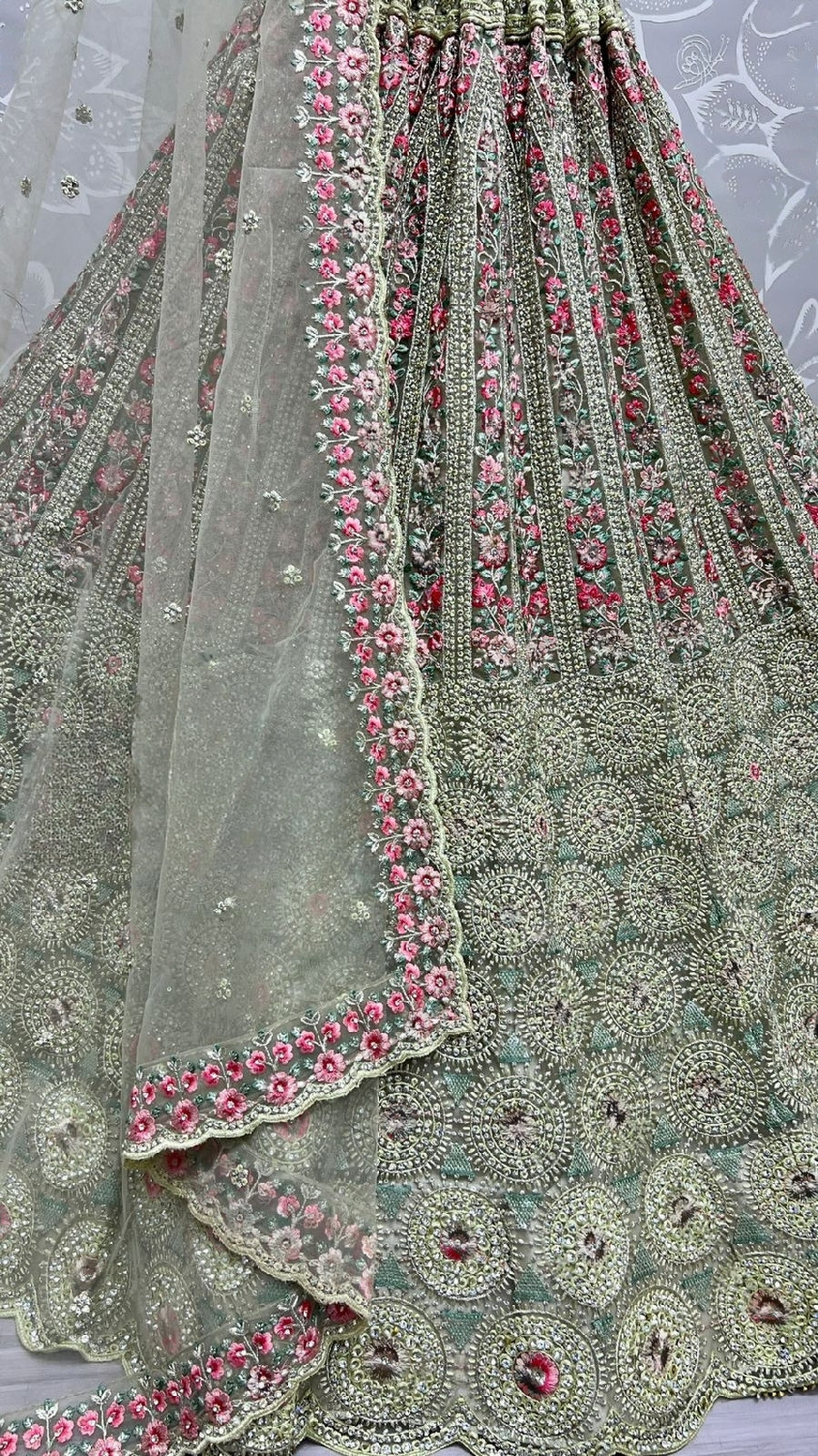 Bridal Designer Wear Lehenga D.No 2642 Anant Tex Exports Private Limited