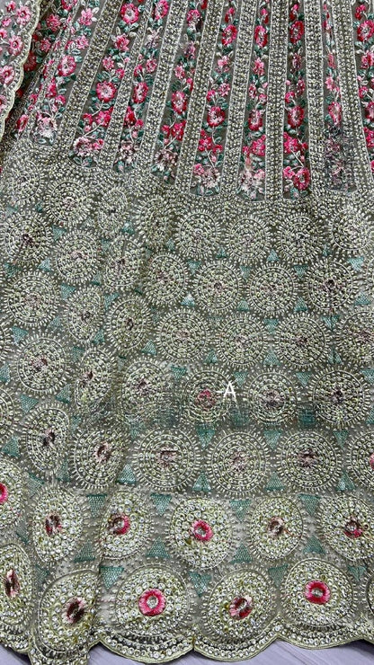 Bridal Designer Wear Lehenga D.No 2642 Anant Tex Exports Private Limited