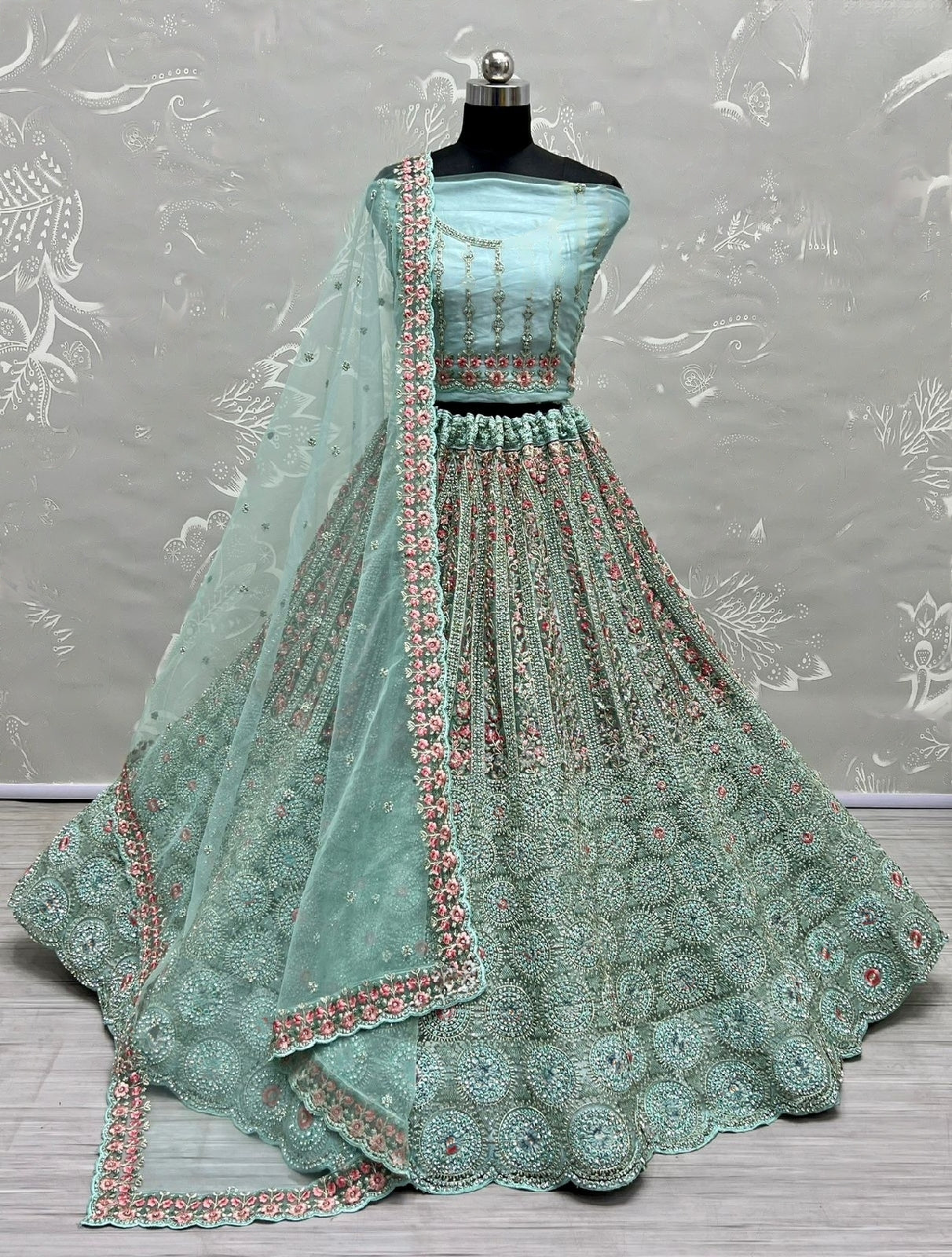 Bridal Designer Wear Lehenga D.No 2642 Anant Tex Exports Private Limited