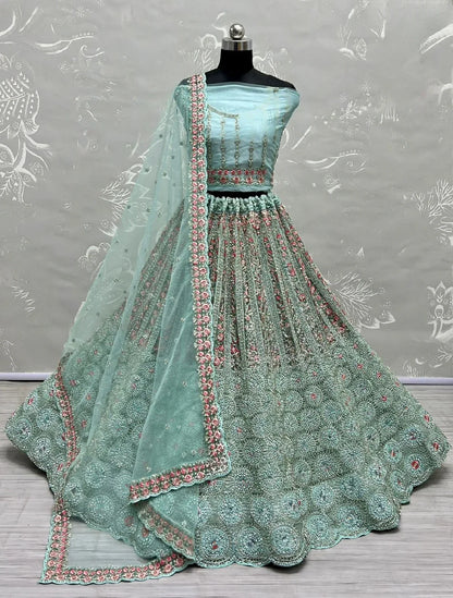Bridal Designer Wear Lehenga D.No 2642 Anant Tex Exports Private Limited