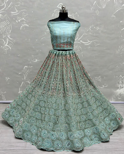 Bridal Designer Wear Lehenga D.No 2642 Anant Tex Exports Private Limited