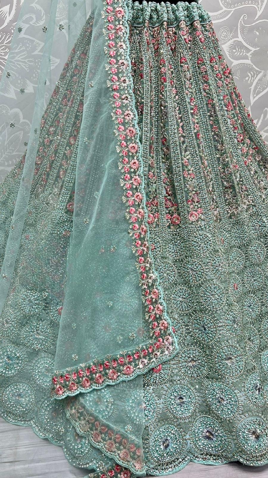 Bridal Designer Wear Lehenga D.No 2642 Anant Tex Exports Private Limited
