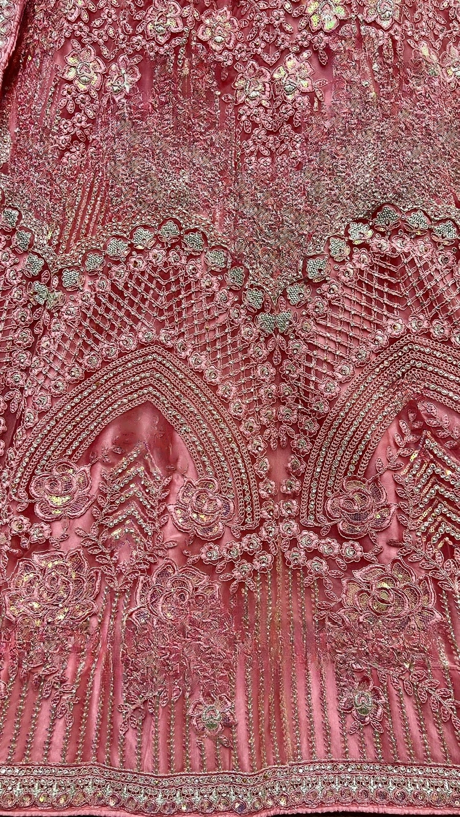 Flower Pattern Net Party Wear Lehenga Choli D.No 2472