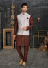 Vol 68A Fancy Kurta Pajama With Designer Koti Set D.No 68005 - Anant Exports