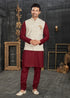 Vol 68A Fancy Kurta Pajama With Designer Koti Set D.No 68009 - Anant Exports