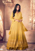 Sayuri Noor Gold Shaded Designer Georgette Salwar Suit D.No 122-O - Anant Exports