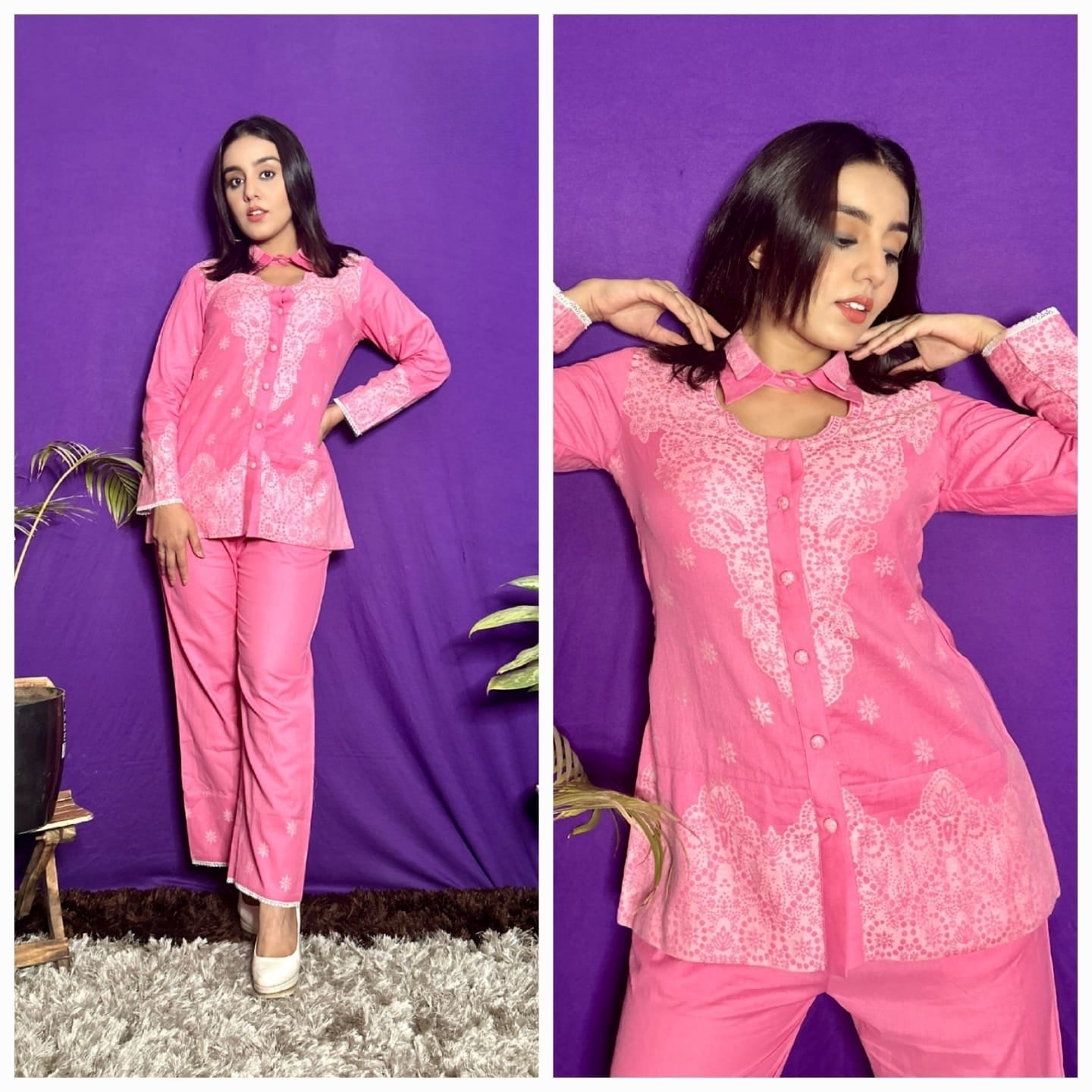 Women's Fancy Western Co-ord Set