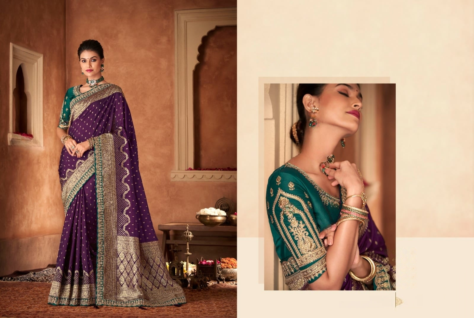 Anmol Meera Festive Wear Fancy Saree D.No 7008