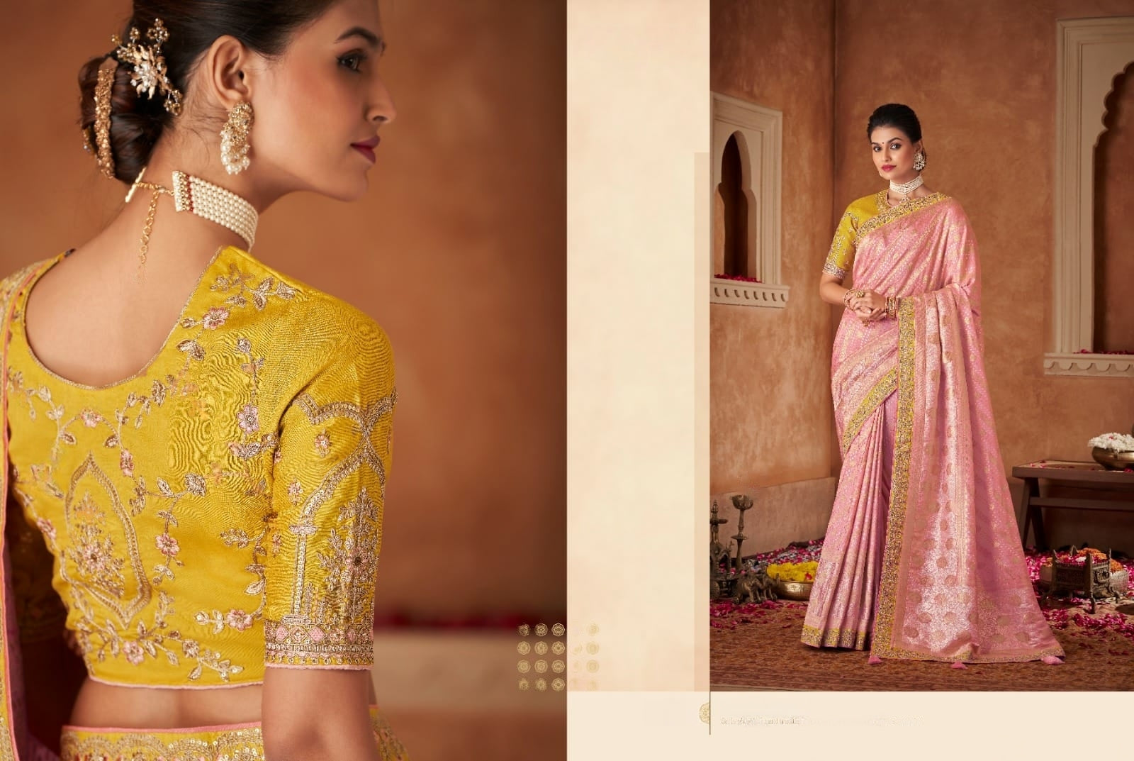 Anmol Meera Festive Wear Fancy Saree D.No 7004