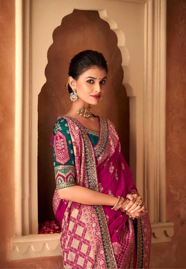 Anmol Meera Festive Wear Fancy Saree D.No 7006