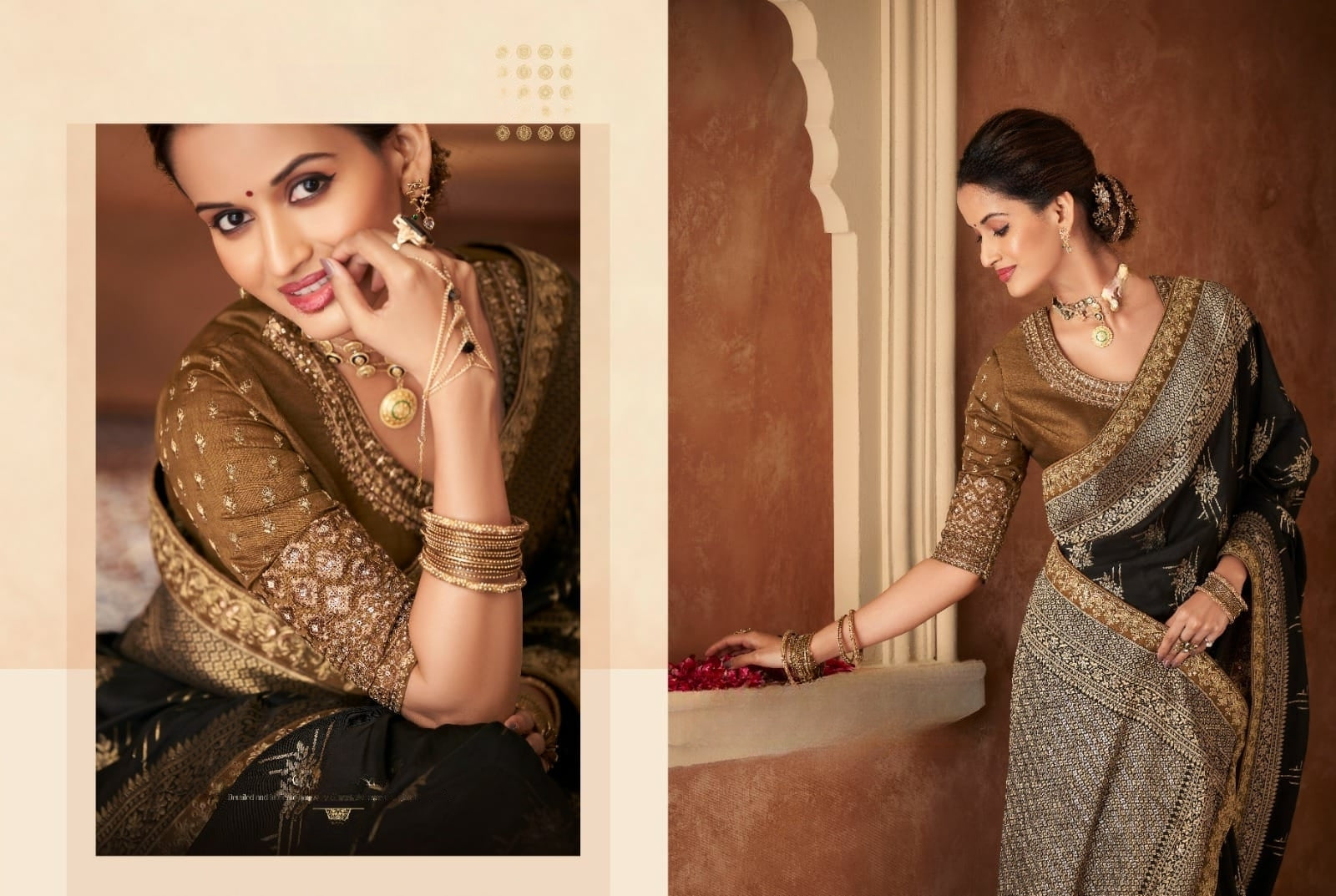 Anmol Meera Festive Wear Fancy Saree D.No 7005