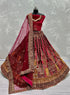 Bridal Velvet Embroidered Lehenga Choli D.No 2491-B - Anant Exports