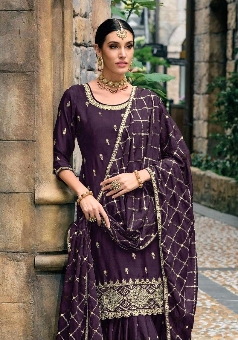 Jugani By Eba Designer Heavy Wedding Salwar Suit D.No. 1605 - Anant Exports