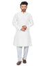 White Colour RFSK 0013 Kurta Pajama - Anant Exports