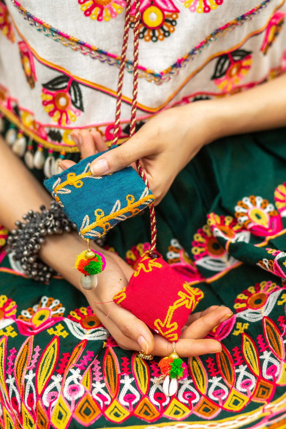 Navratri Garba Garba Special Kedia and Tulip Pants for Women's