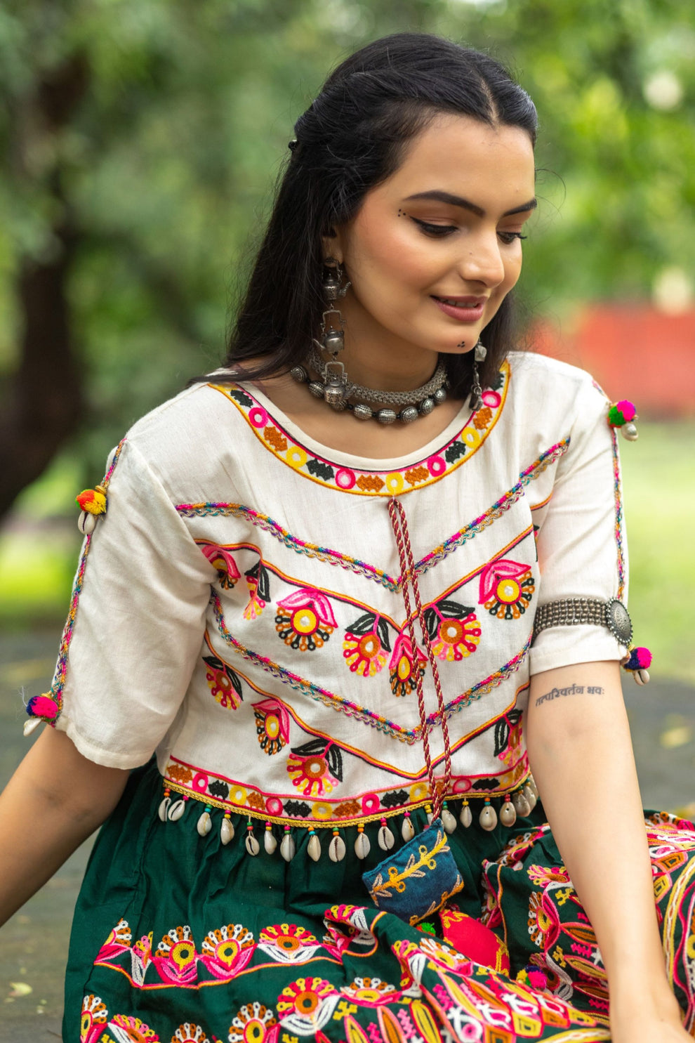 Navratri Garba Garba Special Kedia and Tulip Pants for Women's