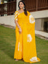 Yellow Pure Soft Cotton Bagru Block Print Saree Cotton saree Anant Tex Exports Pvt.Ltd..