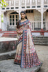 Black Pure Soft Tussar Silk with patola Print Tussar Saree Tussar Saree Anant Tex Exports Pvt.Ltd..