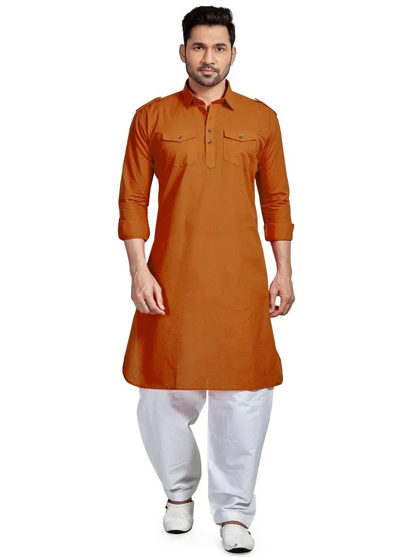 Yellow Colour RFSP 0001 Kurta Pajama - Anant Exports