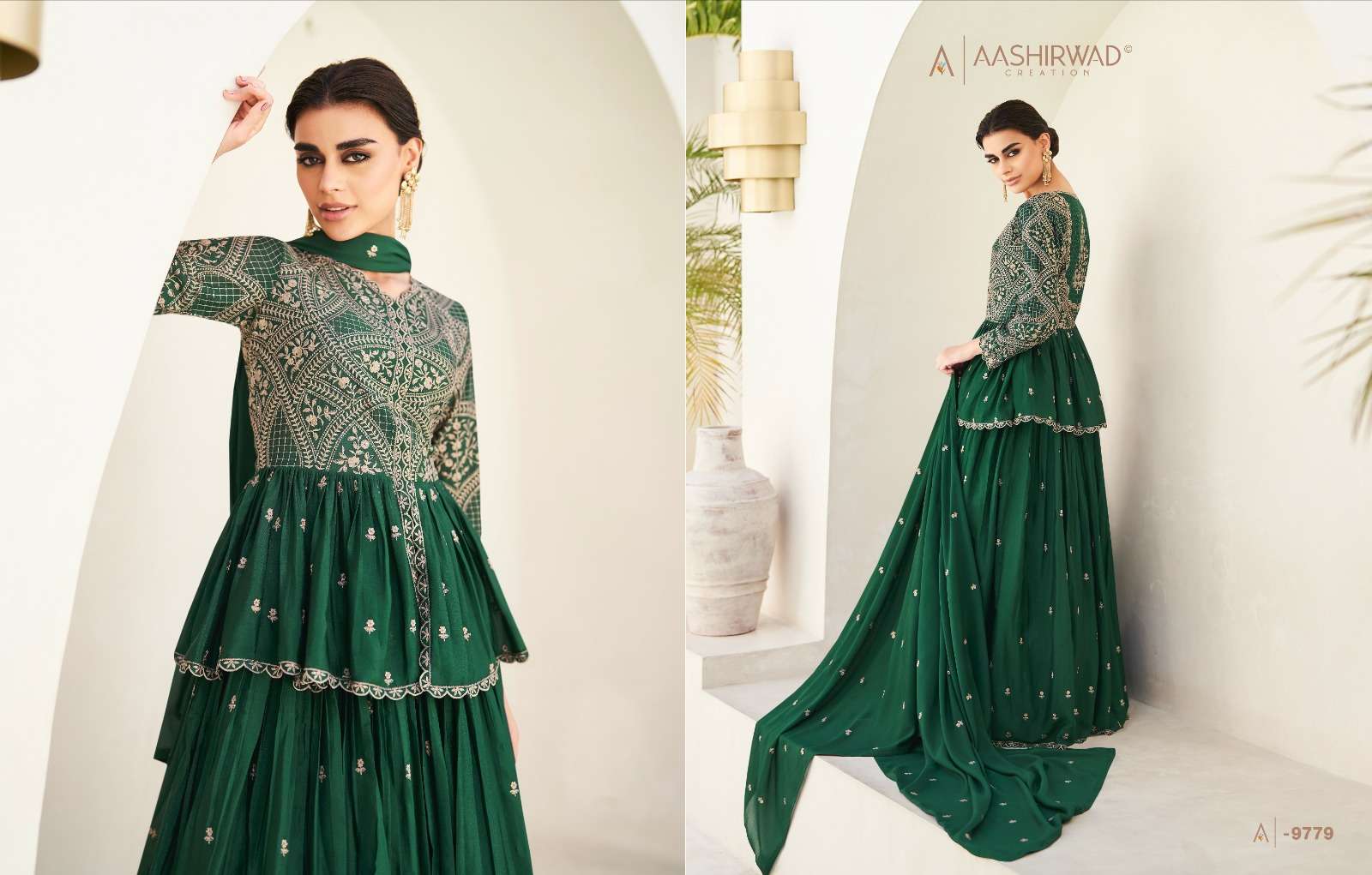Aashirwad Naaz 9778-9780 Series Latest Designer Readymade Salwar Kameez