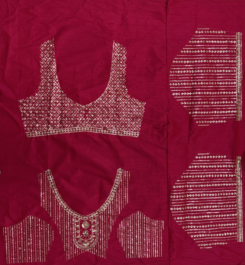 Pink Pure Soft Silk Heavy Embroidery Work Bridal Lehenga 